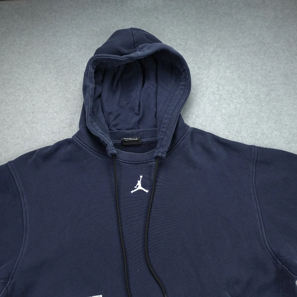 Dallas Mavericks Hoodie Mens Large Navy Courtside Statement‎ Edition Jordan NBA